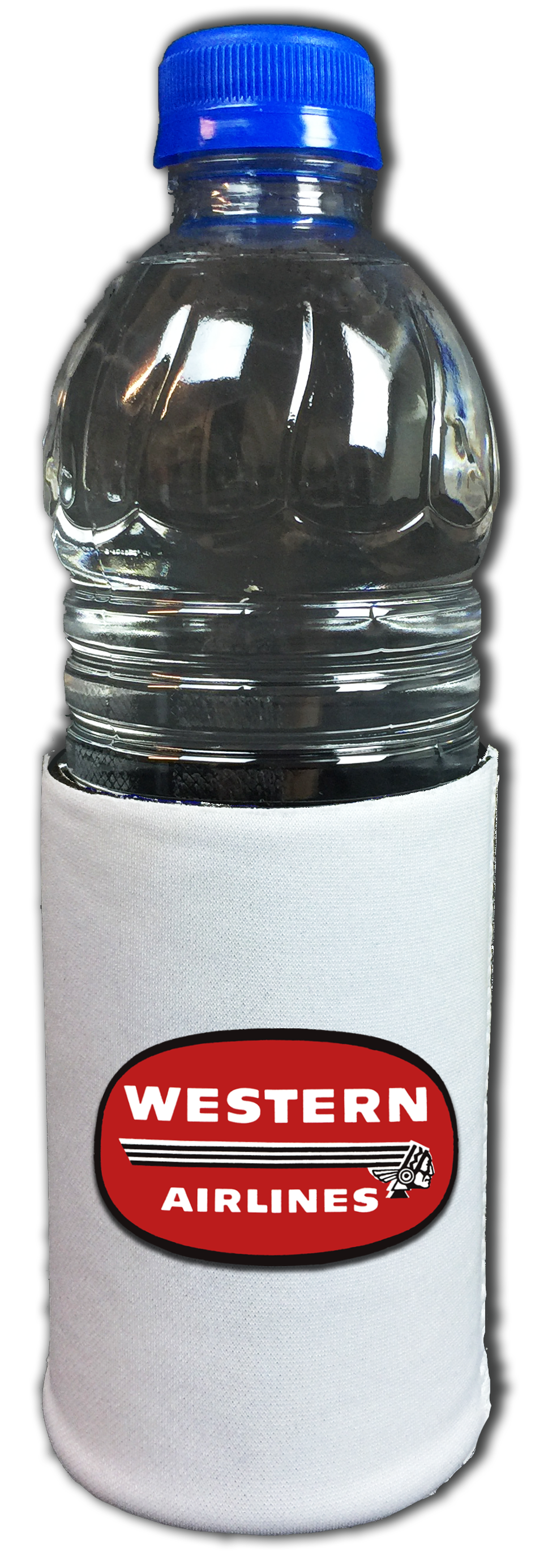 Western Airlines 1950's Vintage Logo Bag Sticker Beverage Wrap