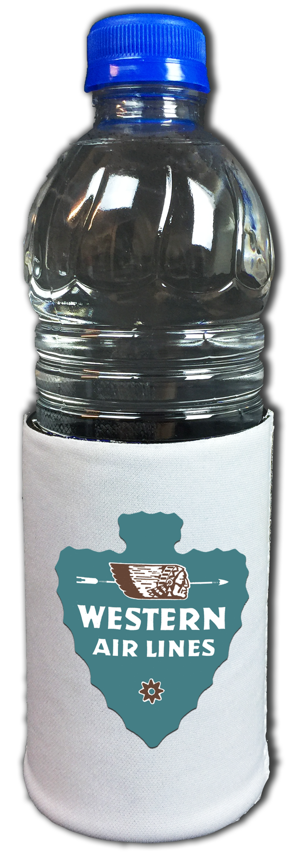 Western Airlines Vintage 1940's Bag Sticker Beverage Wrap