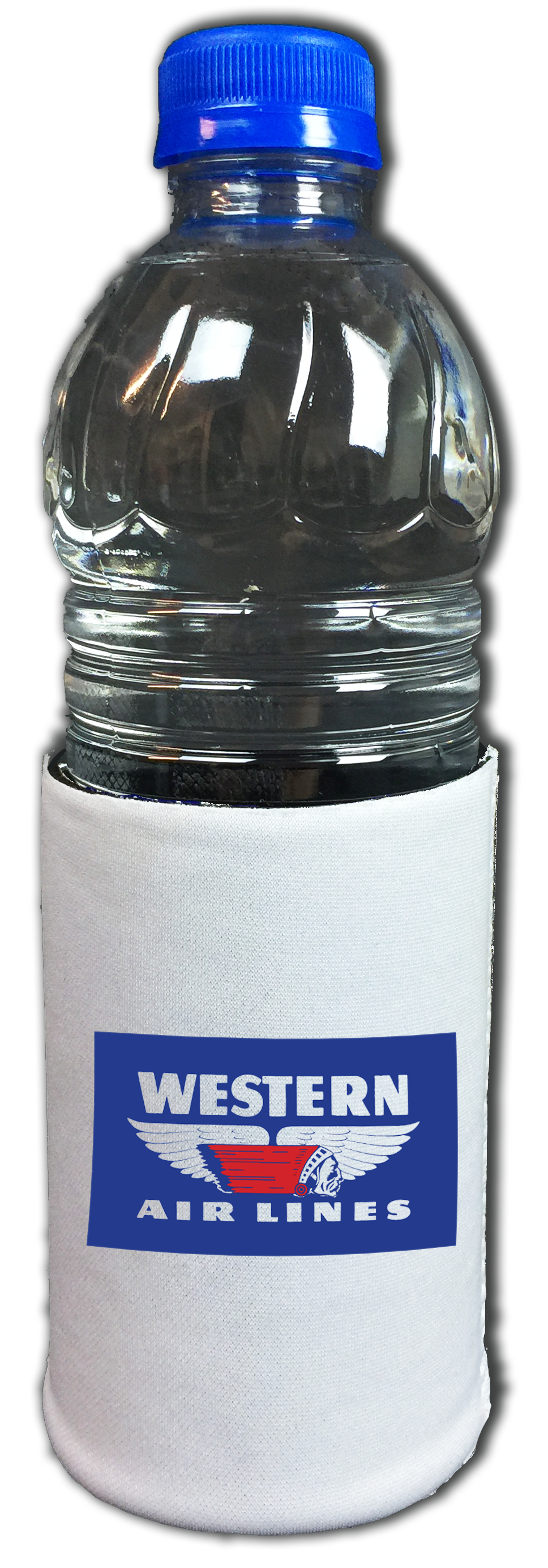 Western Airlines Vintage 1950's Logo Bag Sticker Beverage Wrap