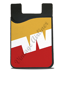 Western Airlines Timetable Cover Card Caddy