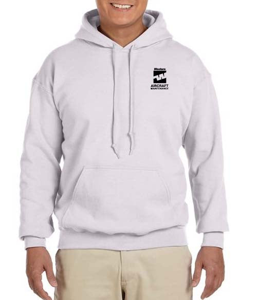 Western Airlines Aircraft Maintenance Unisex Hooded Sweatshirt Embroidered