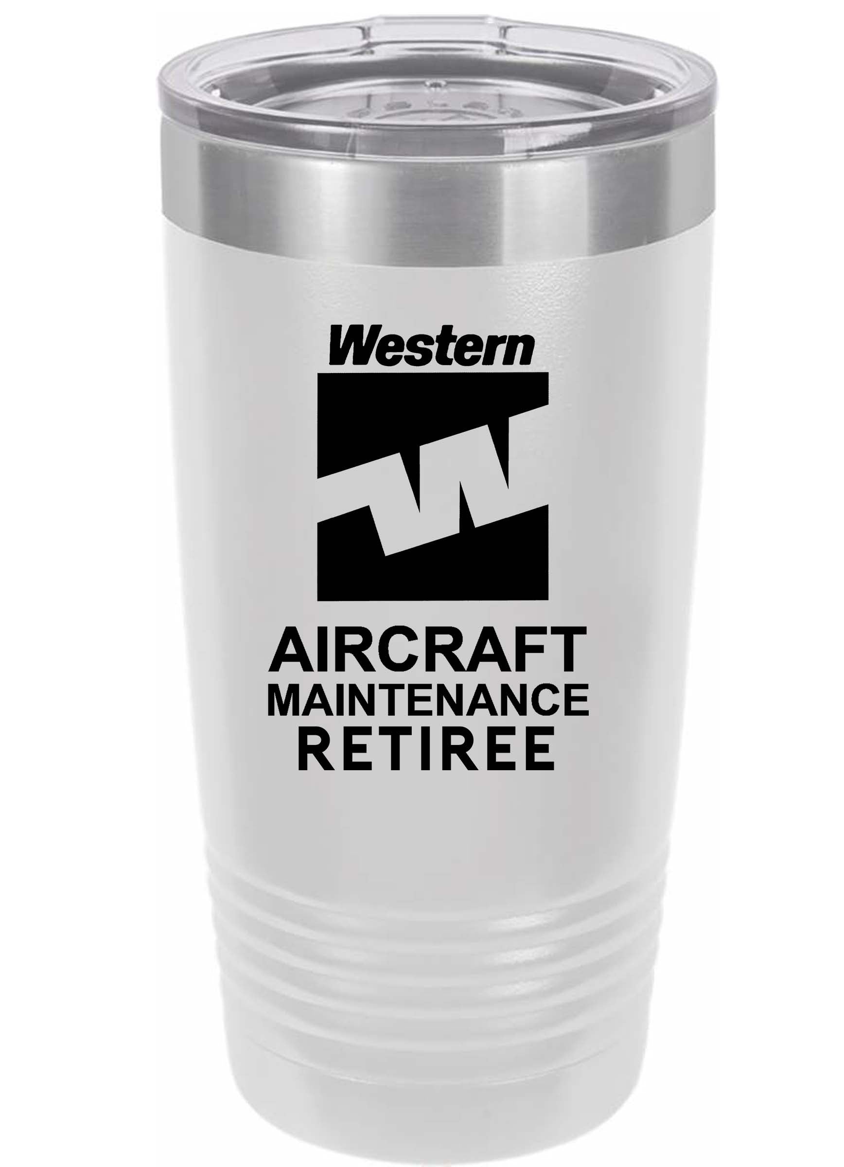 RETIREE Western Aircraft Maintenance Tumbler