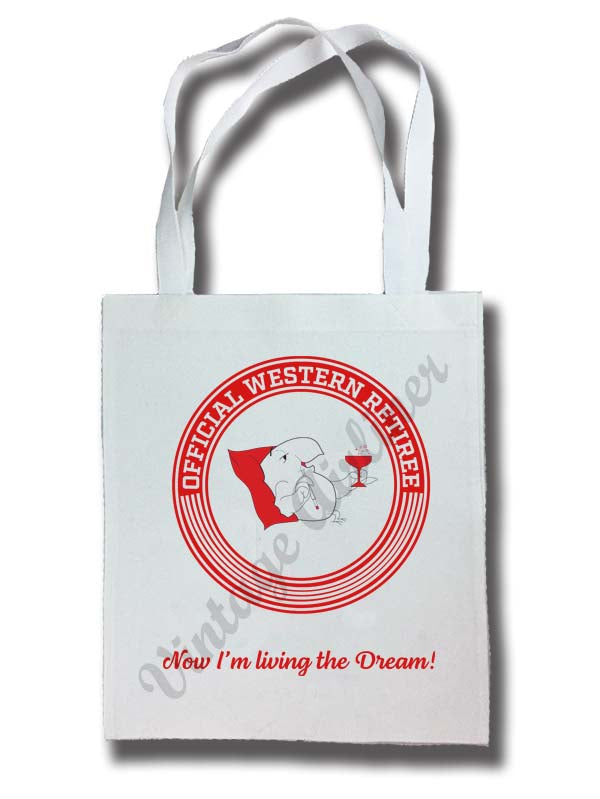 Western Retiree Tote Bag