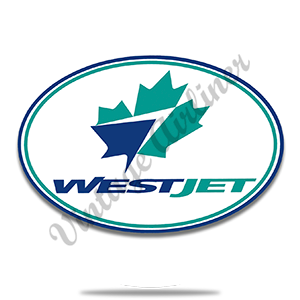 WestJet Airlines Logo Round Sandstone Coaster