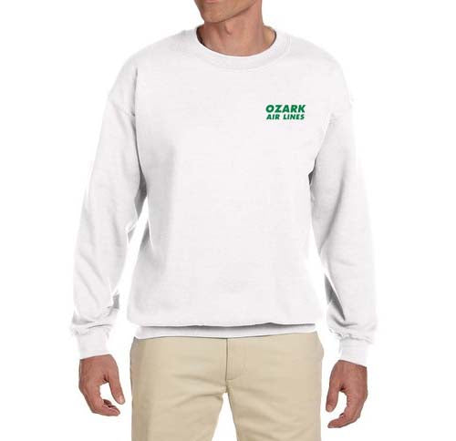 Ozark Airlines Logo Sweatshirt Embroidered