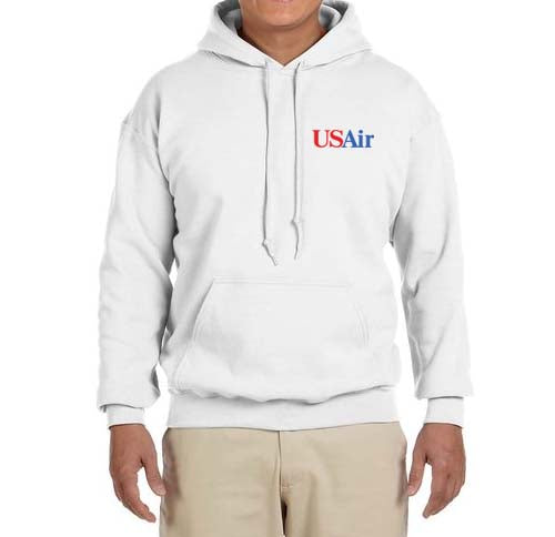 Air Blue Logo (19US89-1997) Hooded Sweatshirt Embroidered