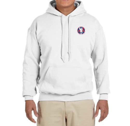 American Airlines 1930's AA Logo Hooded Sweatshirt Embroidered