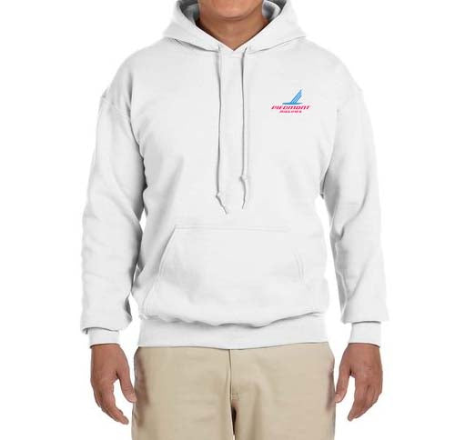 Piedmont Airlines Logo Hooded Sweatshirt Embroidered