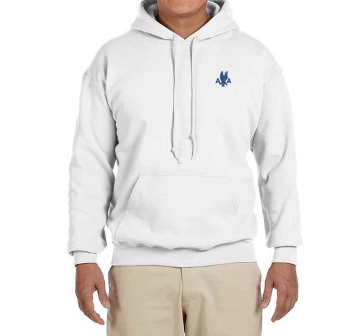 American Airlines 1940's AA Logo Hooded Sweatshirt Embroidered