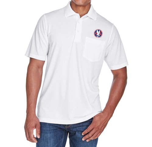 1930's AA Logo Men's Wicking Pocket Polo