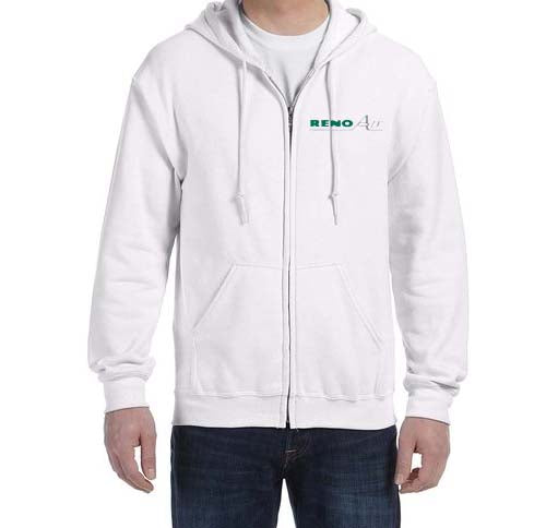 Reno Air Zipped Hooded Sweatshirt Embroidered