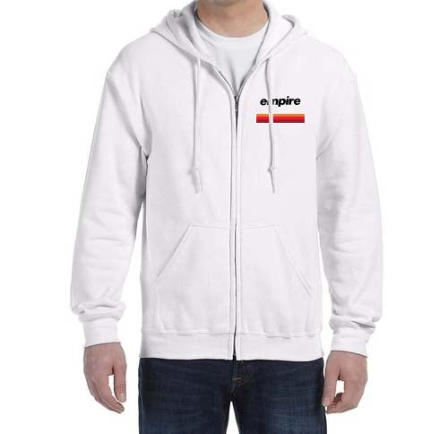 Empire Airlines Zipped Hooded Sweatshirt Embroidered